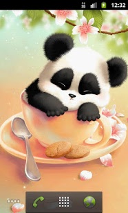 Download Sleepy Panda Wallpaper